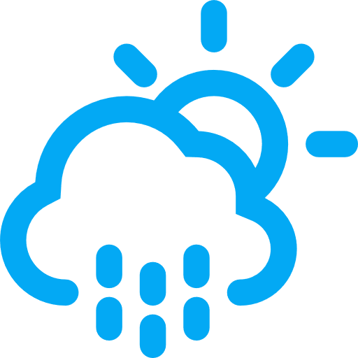 Cloudy with few Showers